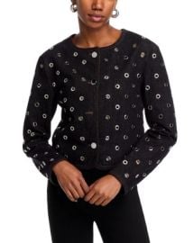 Veronica Beard Beale Eyelet Jacket Bloomingdales at Bloomingdales