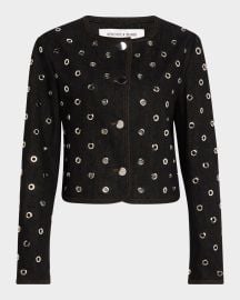 Veronica Beard Beale Grommet Jacket at Neiman Marcus