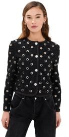 Veronica Beard Beale Jacket Washed Black/Silver M at Shopbop