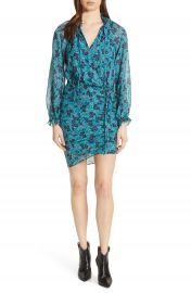 Veronica Beard Becky Floral Print Silk Dress   Nordstrom at Nordstrom