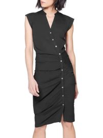 Veronica Beard Bell Ruched Shirt Dress at Saks Off 5th