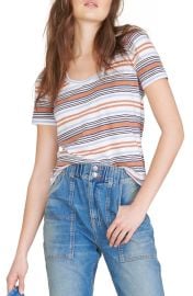 Veronica Beard Benji Stripe T-Shirt at Nordstrom