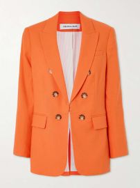 Veronica Beard Bexley Linen Blend Dickey Jacket at Net a Porter