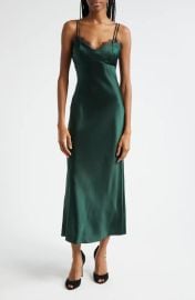 Veronica Beard Bixie Stretch Silk Slip Dress at Nordstrom