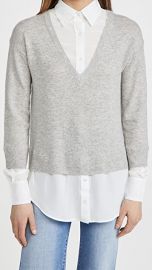 Veronica Beard Brami Mixed Media Sweater at Shopbop