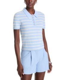 Veronica Beard Brandt Cashmere Polo Sweater Bloomingdales at Bloomingdales