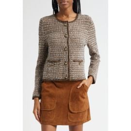 Veronica Beard Brisa Tweed Knit Jacket at Nordstrom