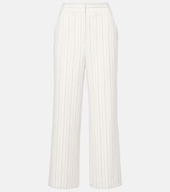 Veronica Beard Brixton striped wide leg pants at Mytheresa
