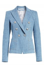 Veronica Beard Caden Denim Dickey Jacket   Nordstrom at Nordstrom