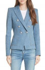 Veronica Beard Caden Denim Dickey Jacket at Nordstrom