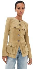 Veronica Beard Cargo Orrin Jacket Desert Khaki 2 at Shopbop