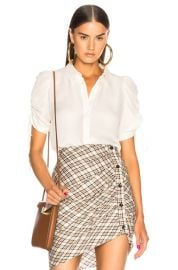 Veronica Beard Carmine Blouse in Off-White FWRD at FWRD