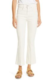 Veronica Beard Carson High Waist Flare Ankle Jeans at Nordstrom