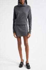 Veronica Beard Cassidy Long Sleeve Turtleneck Wool Cashmere Sweater Dress at Nordstrom