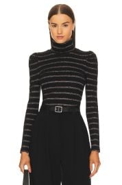 Veronica Beard Cedar Turtleneck In Black at Revolve