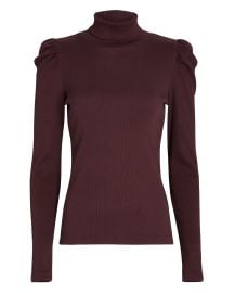 Veronica Beard Cedar Turtleneck Sweater In Purple l reg at Intermix