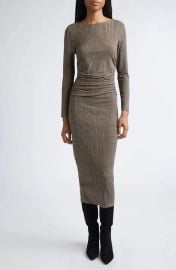 Veronica Beard Charissa Plaid Long Sleeve Body Con Dress at Nordstrom