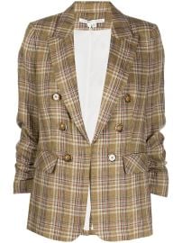 Veronica Beard Check single-breasted Blazer - at Farfetch