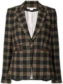 Veronica Beard Checked Tailored Blazer  - Farfetch at Farfetch