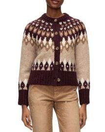 Veronica Beard Christina Fair Isle Cardigan Bloomingdale39s at Bloomingdales