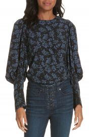 WornOnTV: Jenna’s black and blue floral top on Today | Jenna Bush Hager ...