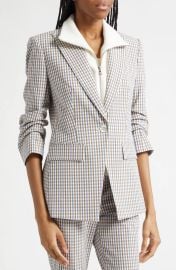 Veronica Beard Clayton Gingham Dickey Jacket at Nordstrom