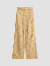 Veronica Beard Cole Printed Cotton-Blend Pants | Saks Fifth Avenue at Saks Fifth Avenue