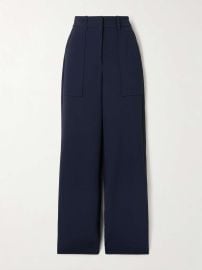 Veronica Beard Cole crepe wide leg pants at Net a Porter