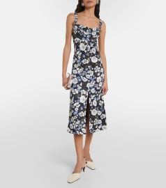 Veronica Beard Colleen Dress in Navy at Mytheresa