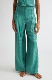 Veronica Beard Colter Geo Print Wide Leg Pants at Nordstrom