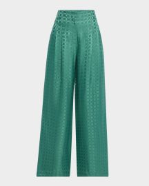 Veronica Beard Colter Wide-Leg Pants at Neiman Marcus