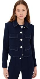 Veronica Beard Constantine Jacket Navy 12 at Shopbop