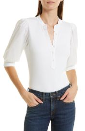 Veronica Beard Coralee Front Button Blouse at Nordstrom