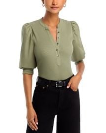 Veronica Beard Coralee Puff Sleeve Top Bloomingdales at Bloomingdales