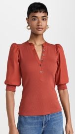 Veronica Beard Coralee Rib Top at Shopbop