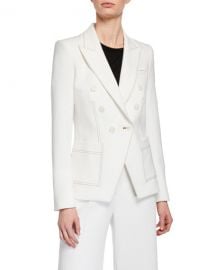 Veronica Beard Cosmo Double-Breasted Dickey Jacket at Neiman Marcus