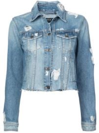 Veronica Beard Cropped Denim Jacket - Farfetch at Farfetch