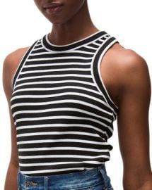 Veronica Beard Cropped Jordyn Tank Top Bloomingdales at Bloomingdales