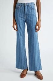 Veronica Beard Crosbie High Waist Wide Leg Jeans at Nordstrom