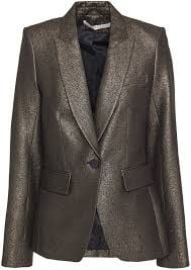 Veronica Beard Cutaway Dickey lamé blazer at The Outnet