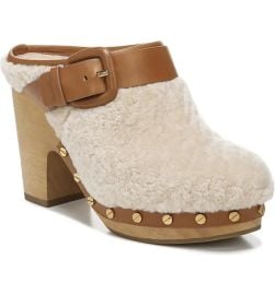 Veronica Beard Dacey Shearling Mules at Nordstrom Rack