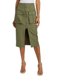 Veronica Beard Dallas Utility Midi Skirt at Saks Off 5th