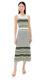 Veronica Beard Dawna Knit Dress Navy/Cactus/Off White S at Shopbop