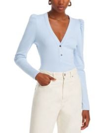 Veronica Beard Dekalb Puff Sleeve Top Bloomingdales at Bloomingdales