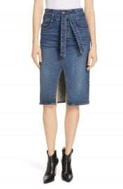 Veronica Beard Denton High Waist Denim Skirt   Nordstrom at Nordstrom