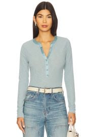 Veronica Beard Drexler Top In Antique Blue at Revolve