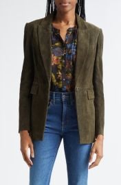 Veronica Beard Duane Suede Dickey Jacket at Nordstrom