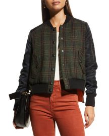 Veronica Beard Duvalle Bomber Jacket at Neiman Marcus