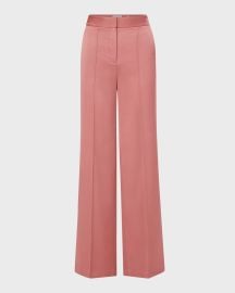 Veronica Beard Edia Satin Pants at Neiman Marcus