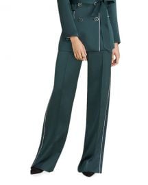 Veronica Beard Edia Wide-Leg Pants at Neiman Marcus